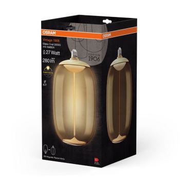 Ampoule LED VINTAGE FILAMENT E27/4W/230V 2700K - Osram