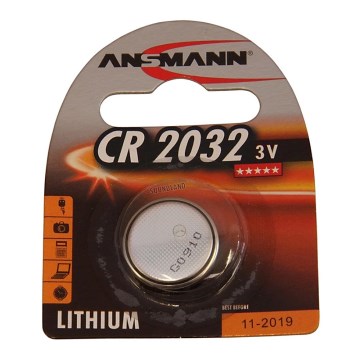 Ansmann 04674 CR 2032 - Pile bouton lithium 3V