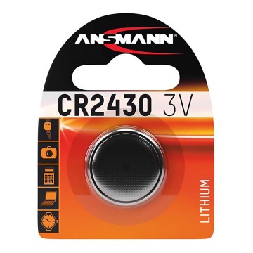 Ansmann 04676 - CR 2430 - Pile bouton lithium 3V