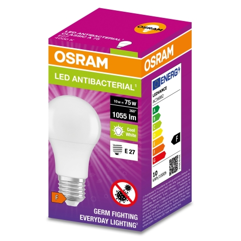 Antibacteriele Lamp A75 E27/10W/230V 4000K - Osram | Lumimania