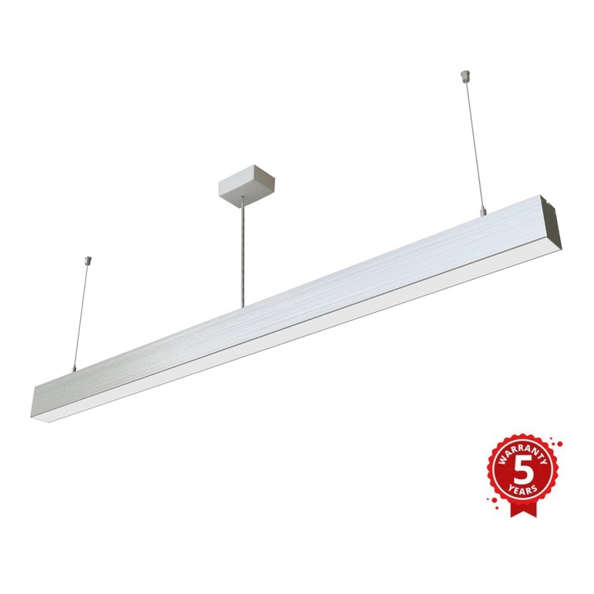 APLED - LED hanglamp aan een koord LOOK LED/46W/230V 4000K 120 cm zilver