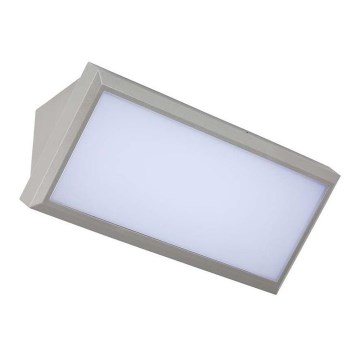 Applique murale d'extérieur LED/20W/230V 4000K IP65 gris