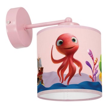 Applique murale enfant OCTOPUS 1xE27/60W/230V