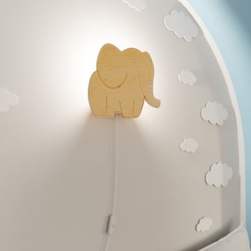 Applique murale enfant SAFARI 1xE14/10W/230V éléphant