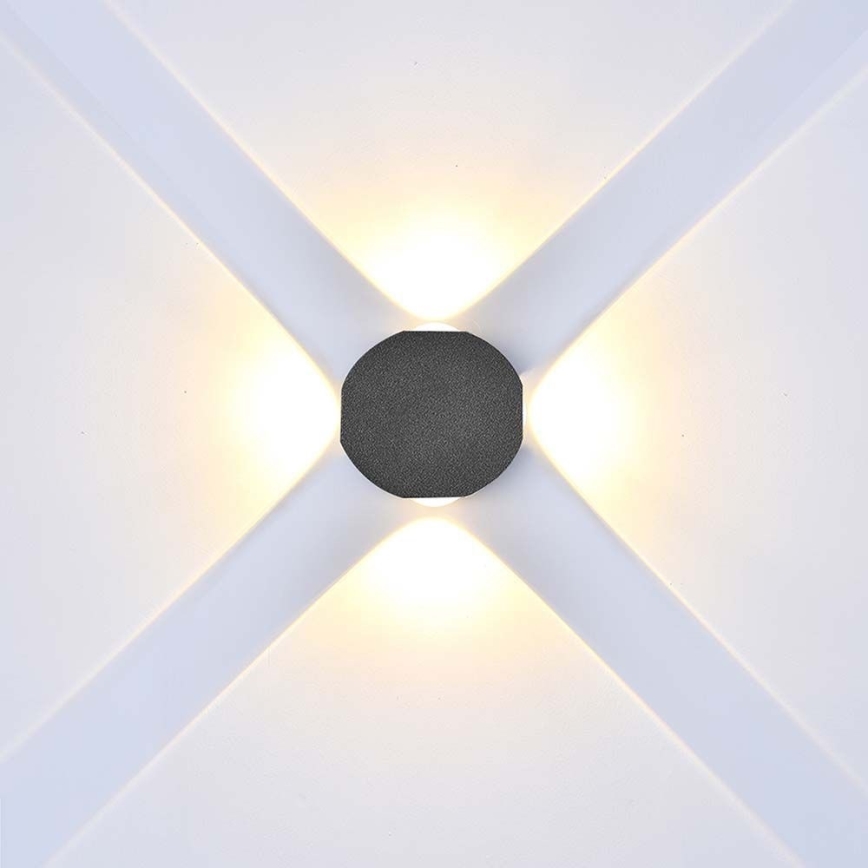 Applique murale extérieure LED/4W/230V 4000K IP54 noir