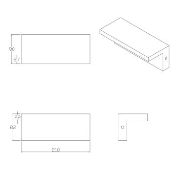 Applique murale extérieure TESA LED/10W/230V IP54 noir