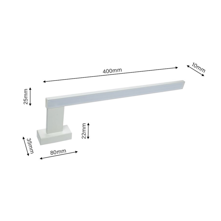 Applique murale LED salle de bain SHINE 1xLED/11W/230V IP44