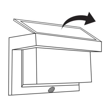 Applique murale solaire avec détecteur TONY LED/3,7V IP44