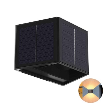 Applique murale solaire CUBUS 2xLED/1,5W/3,7V IP54