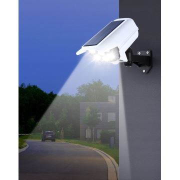 Applique murale solaire LED avec détecteur KAMERA LED/1W/3,7V IP44 + Télécommande