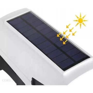 Applique murale solaire LED avec détecteur KAMERA LED/1W/3,7V IP44 + Télécommande