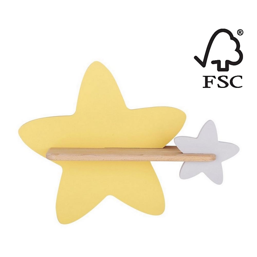 Appllique murale étagère LED enfant STAR LED/5W/230V - certifié FSC