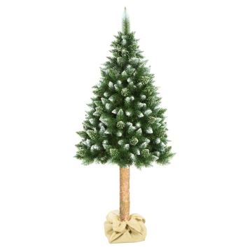 Arbre de noël sur un tronc 180 cm pin