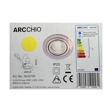 Arcchio - Inbouwverlichting SOPHIA 1xGU10/50W/230V