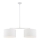 Argon 0900 - Hanglamp aan een paal KARIN 2xE27/15W/230V wit