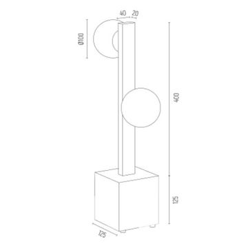 Argon 1044 - Tafellamp FREEMONT 2xG9/5W/230V