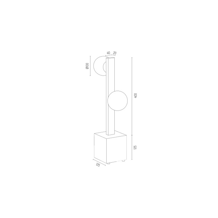 Argon 1044 - Tafellamp FREEMONT 2xG9/5W/230V