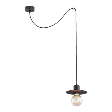 Argon 3835 - Hanglamp aan een koord CORSO 1xE27/15W/230V zwart