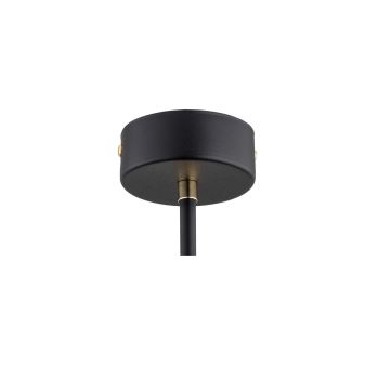 Argon 6166 - Hanglamp aan een paal RAVELLO 3xE14/15W/230V zwart/goud