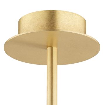 Argon 6307 - Hanglamp met vaste pendel PALOMA 3xE14/7W/230V goud/wit