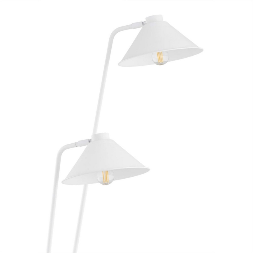 Argon 7074 - Staande lamp GABIAN 2xE27/15W/230V wit