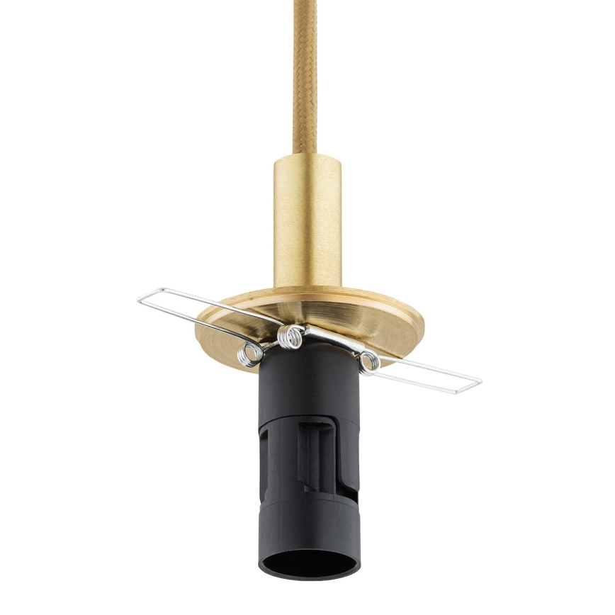 Argon 8450 - Hanglamp aan een koord ALMIROS 1xE14/7W/230V diameter 12 cm albast goud