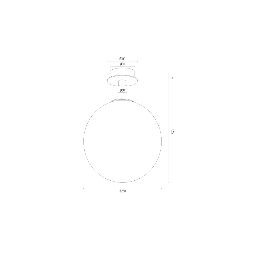 Argon 8505 - Plafonnier PALOMA 1xE27/15W/230V doré/blanc