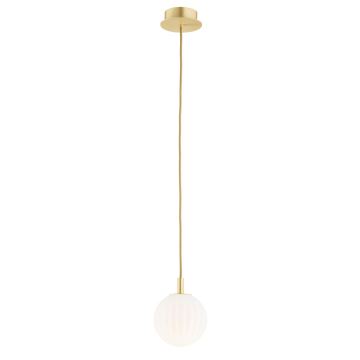 Argon 8506 - Hanglamp aan een koord PALOMA 1xE14/7W/230V diameter 12 cm goud/wit