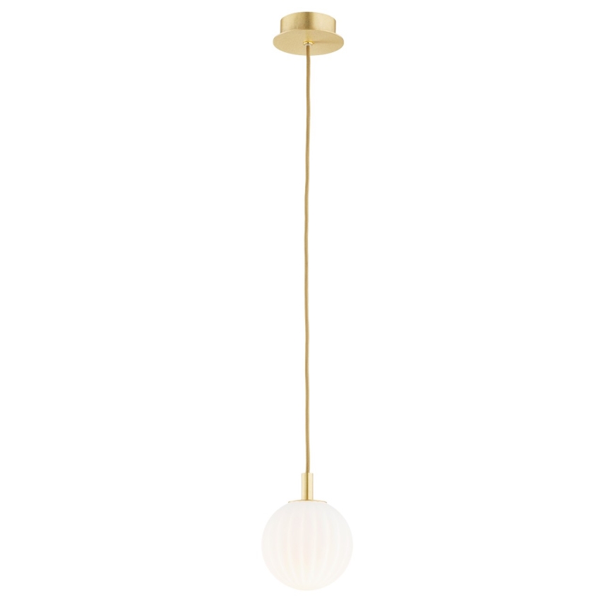 Argon 8506 - Hanglamp aan een koord PALOMA 1xE14/7W/230V diameter 12 cm goud/wit