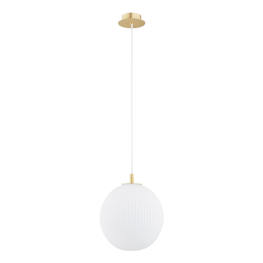 Argon 8507 - Hanglamp aan een koord PALOMA 1xE27/15W/230V diameter 25 cm goud/wit