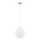 Argon 8507 - Hanglamp aan een koord PALOMA 1xE27/15W/230V diameter 25 cm goud/wit