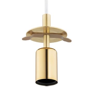 Argon 8507 - Hanglamp aan een koord PALOMA 1xE27/15W/230V diameter 25 cm goud/wit