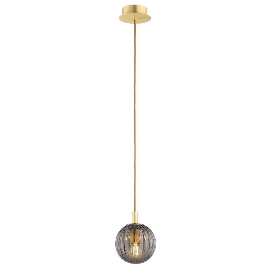 Argon 8512 - Hanglamp aan een koord PALOMA 1xE14/7W/230V diameter 12 cm goud/zwart