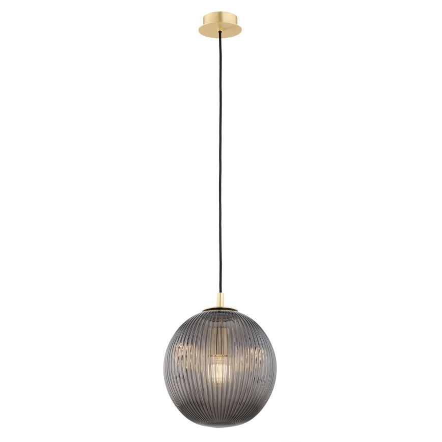 Argon 8513 - Hanglamp aan een koord PALOMA 1xE27/15W/230V diameter 25 cm goud/zwart