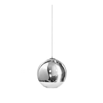 Azzardo AZ0731 - Hanglamp aan koord SILVER 1xE27/60W/230V