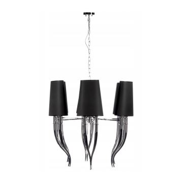 Azzardo AZ1390 - Hanglamp aan ketting DIABLO 12xE14/11W/230V zwart