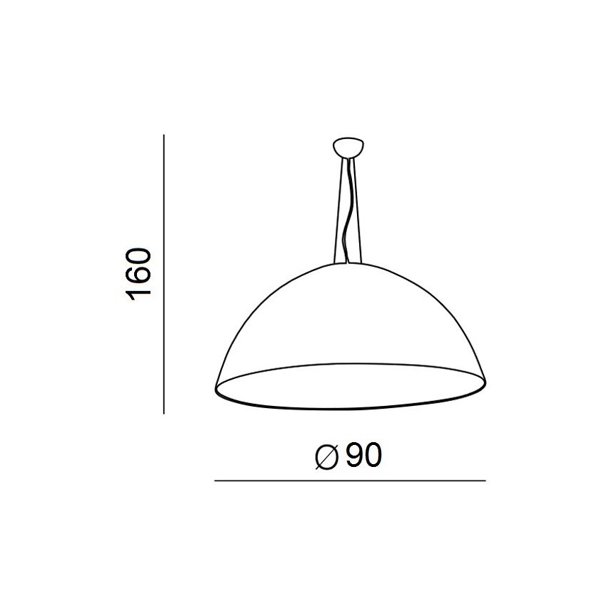 Azzardo AZ1402 - Suspension avec fil MAGMA 4xE27/60W/230V