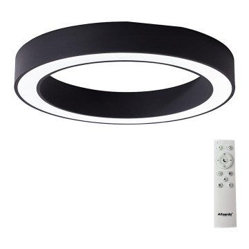 Azzardo AZ5032 - Plafonnier à intensité variable LED MARCO LED/50W/230V noir + télécommande