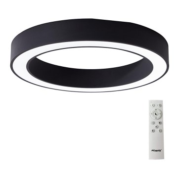 Azzardo AZ5035 - Dimbare LED plafondlamp MARCO LED/60W/230V zwart + afstandsbediening