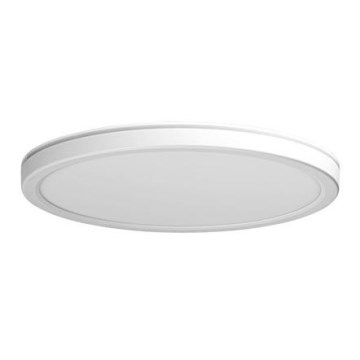 Azzardo AZ5363 -Plafonnier à intensité variable LED salle de bain PANKA LED/18W/230V IP40 blanc