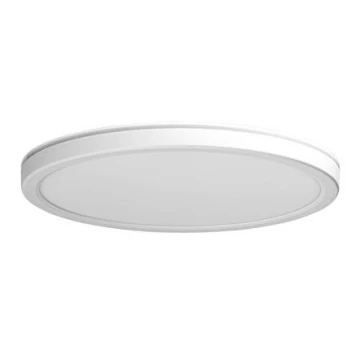 Azzardo AZ5363 -Plafonnier à intensité variable LED salle de bain PANKA LED/18W/230V IP40 blanc