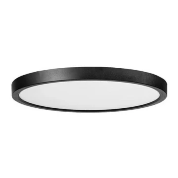 Azzardo AZ5364 - Plafonnier à intensité variable LED salle de bain PANKA LED/18W/230V IP40 noir