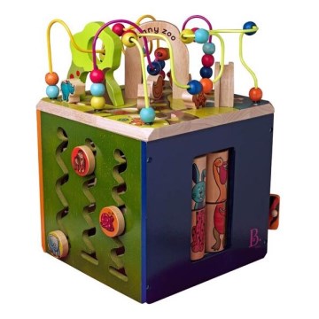 B-Toys - Cube interactif Zoo figuier caoutchouc