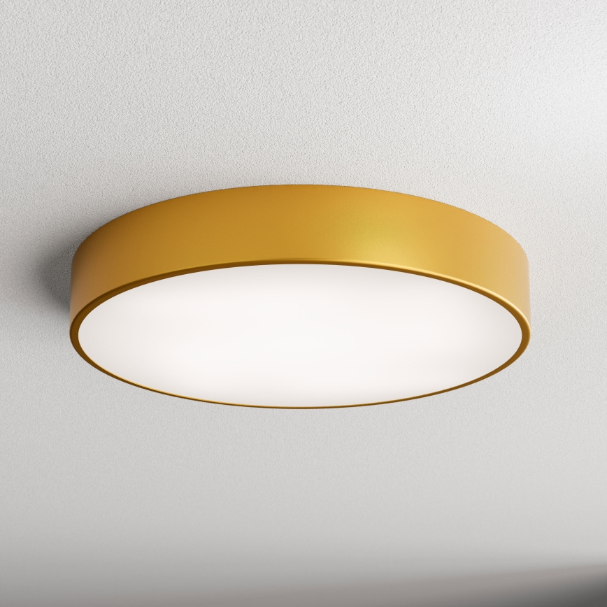 Badkamer plafondlamp CLEO 4xE27/24W/230V diameter 50 cm goud IP54