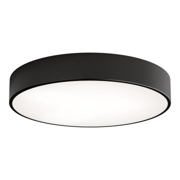 Badkamer plafondlamp CLEO 4xE27/24W/230V diameter 50 cm zwart IP54