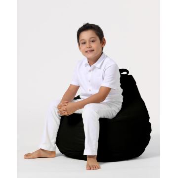 Bean bag 60x60 cm noir