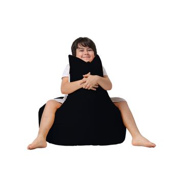 Bean bag 70x70 cm noir