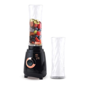 BerlingerHaus - Smoothie blender 250W/230V zwart/rosé goud