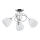 Bevestigde hanglamp MODENA 3xE27/60W/230V chroom/wit