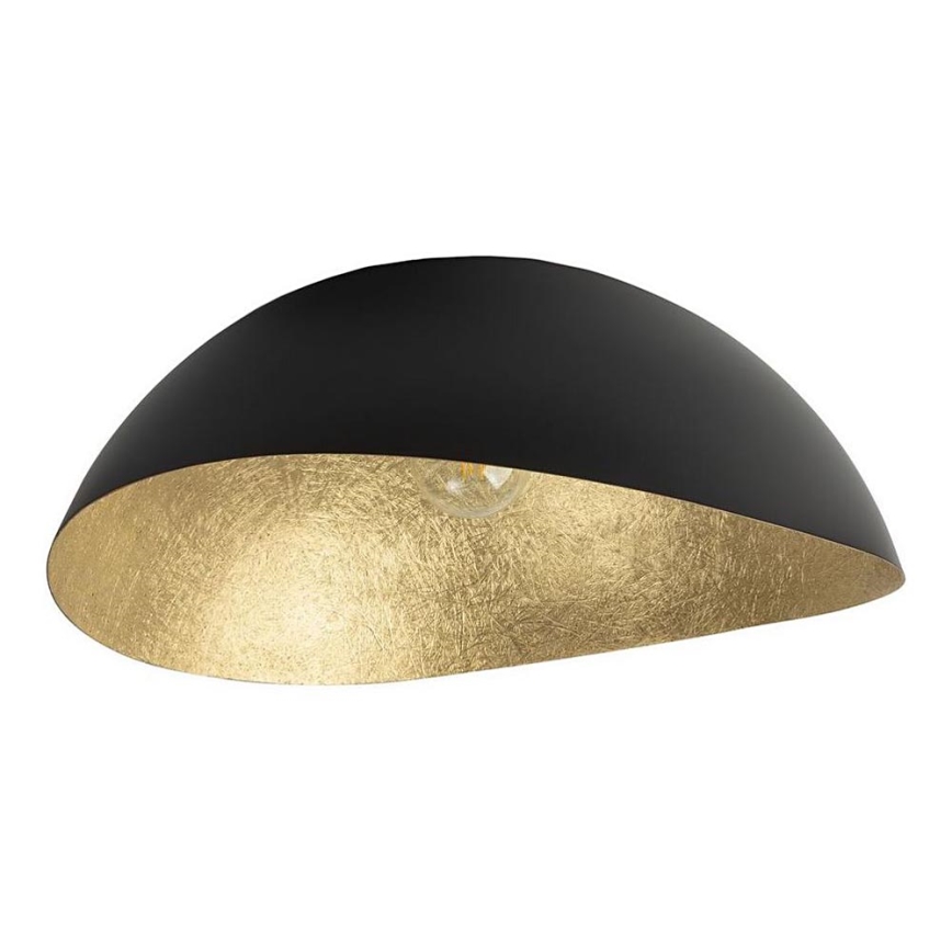 Bevestigde hanglamp SOLARIS 1xE27/60W/230V diameter 69 cm zwart/goud